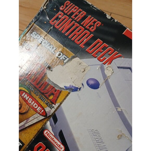Super Nintendo System Jr. SNES Control Deck - Zelda Link - Missing Manual - Picture 11 of 16